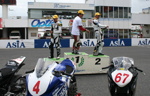 ８月４日筑波ロードレース選手権シリーズ第４戦